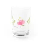 ワタリマコトのはっぱとおはな Water Glass :front