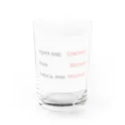 saru suberのhigher mind Water Glass :front