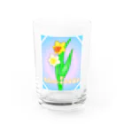 Lily bird（リリーバード）のnarcissus 水仙 Water Glass :front