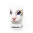 こむぎSHOPのこむぎ👀ブルーアイ Water Glass :front