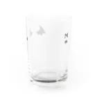 wktkライブ公式グッズショップの「NM」グラス Water Glass :front