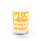 ミシン王のうさぎファミリーのだんらん Water Glass :front