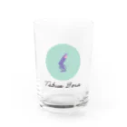 ねこのTシャツやさんのTabun Bora Water Glass :front