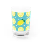 メリールルデザインのレモンちゃん Water Glass :front