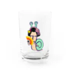 ＠おかみsan99のご当地ビールの妖精『舞マイ妓さん』 Water Glass :front