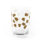 はちおうじ　にっきの牛乳を注ぐとウシになるやつ(コーヒー) Water Glass :front