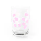 はちおうじ　にっきの牛乳を注ぐとウシになるやつ(いちごミルク)   Water Glass :front