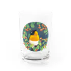 piro piro piccoloのムギマキ Water Glass :front