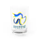 街のいろどりのハナヒゲウツボ Water Glass :front