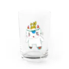 山本一家の湖の人魚ねこ Water Glass :front