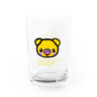 金色のぶたと愉快なフォロワー達🐷💰の金ぶたグラス Water Glass :front