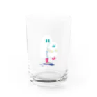 CHIMNEY雑貨店のぬいぐるみとななしのおばけちゃん Water Glass :front