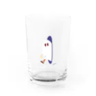 CHIMNEY雑貨店の穴からななしのおばけちゃん Water Glass :front