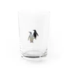 ひであのエディンバラのジェンツーペンギン グラス前面