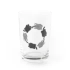 無名店のねこのわ Water Glass :front