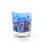 きなこもちの小屋２号店のバディとスキューバダイビング Water Glass :front