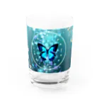 榛名🦋灯頼のDeramy jade blue Water Glass :front