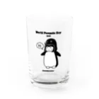 MUSUMEKAWAIIの0425「World Penguin Day」 Water Glass :front