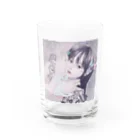 堀部桃寧の蝶 Water Glass :front