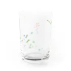 まめうにのプランクトンを飲み干す Water Glass :front