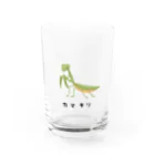 strange worksのカマキリ Water Glass :front