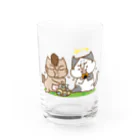 tiMo'sのお悟り猫たちのおやつタイム Water Glass :front