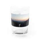 北九州のダム好きの寺内ダムからの夕暮れ Water Glass :front