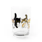 mofusandの新しい家族を紹介します Water Glass :front