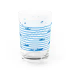 OCEAN SLOTHの波ボーダー Water Glass :front