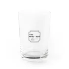 MeMe・Moriの透明ロゴ Water Glass :front