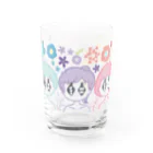 ちなのお花girls Water Glass :front