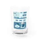 Teal Blue Coffeeのアイスコーヒーをどうぞ　～常連さんの指定席～ Water Glass :front