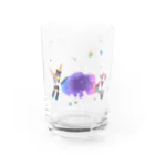 あいるです。のコスモうささんず Water Glass :front