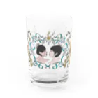 ミーアキャットと鹿と。の2人の女の子のグラス グラス前面