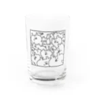 どうぶつえんの密わんこ Water Glass :front