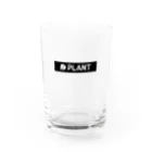 PLANTのPLANT　ロゴ長方形 Water Glass :front