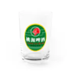 桃源市場の桃源啤酒 Water Glass :front