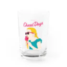 eVerY dAY,CHeAT dAY!のチートデイズ　アイスクリームガール Water Glass :front