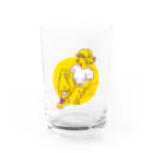 百瀬ガンジィのゴキゲンSHOPの夏スニーカー(黄色) Water Glass :front