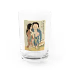 笠岡コンテンツカンパニーの葛飾北斎　春画　妖怪 Water Glass :front