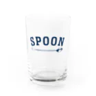 LONESOME TYPE ススのSPOON (NAVY) Water Glass :front
