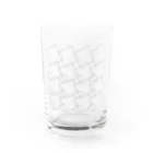 dotmillisのRectCircleRotationGrayLine Water Glass :front