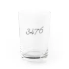 melomeltの3476 （さよなら） Water Glass :front