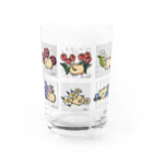 まつぼっくりの春の花 Water Glass :front