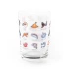 mincruの深海魚図鑑1_カラーver Water Glass :front