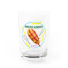 ぽわちゃん洋品店のアメリカンドッグマシッソヨ Water Glass :front