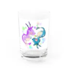 ぺこりん♪のお店の双子の龍神ちゃん。 Water Glass :front