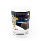 ねぎラーメンの海辺のBar Water Glass :front