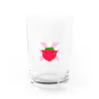 なないろlatte*の紅いちご🍓 Water Glass :front