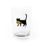 YoakeNecoのかれいねこ Water Glass :front